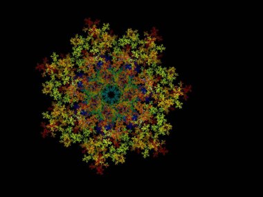 Hayali fraktal arkaplan resmi