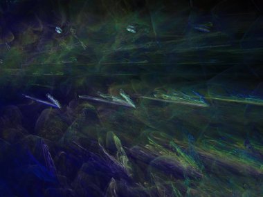 Hayali fraktal arkaplan resmi