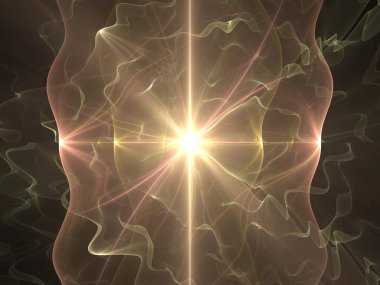 Hayali fraktal arkaplan resmi