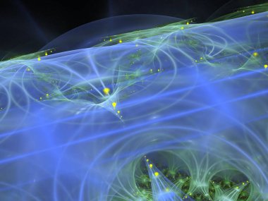 Hayali fraktal arkaplan resmi