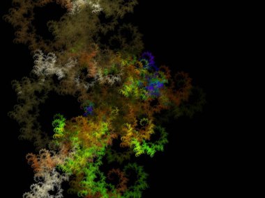 Hayali fraktal arkaplan resmi