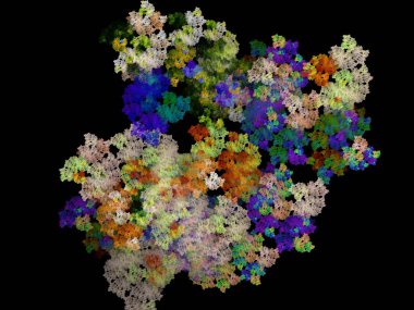 Hayali fraktal arkaplan resmi