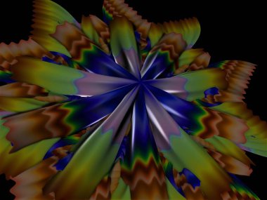 Hayali fraktal arkaplan resmi