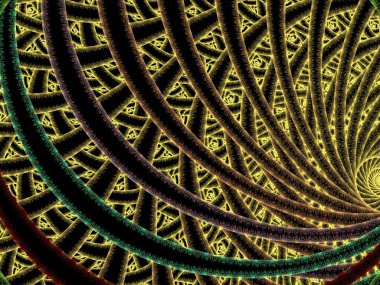 Hayali fraktal arkaplan resmi