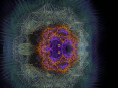 Hayali fraktal arkaplan resmi
