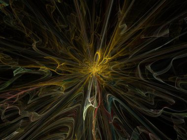 Hayali fraktal arkaplan resmi