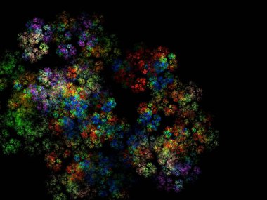 Hayali fraktal arkaplan resmi