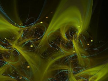 Hayali fraktal arkaplan resmi