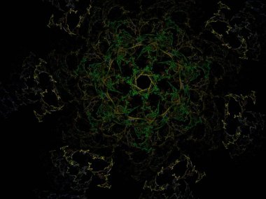 Hayali fraktal arkaplan resmi