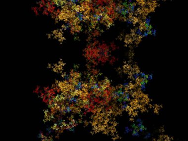 Hayali fraktal arkaplan resmi