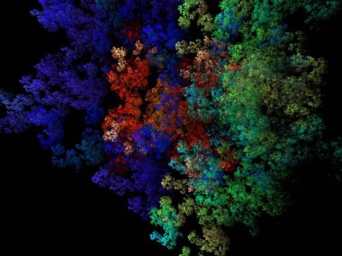 Hayali fraktal arkaplan resmi