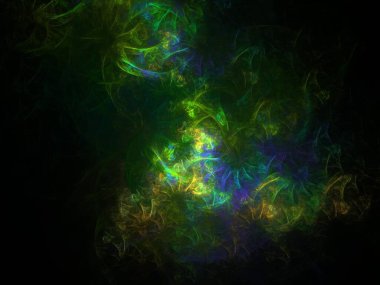 Hayali fraktal arkaplan resmi