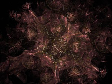 Hayali fraktal arkaplan resmi