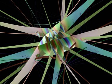 Hayali fraktal arkaplan resmi