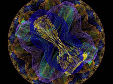 Hayali fraktal arkaplan resmi