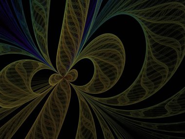 Hayali fraktal arkaplan resmi