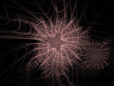 Hayali fraktal arkaplan resmi