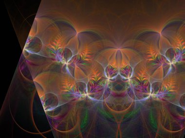 Hayali fraktal arkaplan resmi