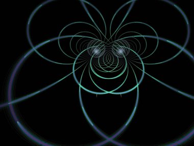 Hayali fraktal arkaplan resmi