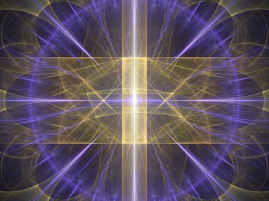 Hayali fraktal arkaplan resmi