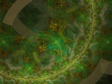 Hayali fraktal arkaplan resmi