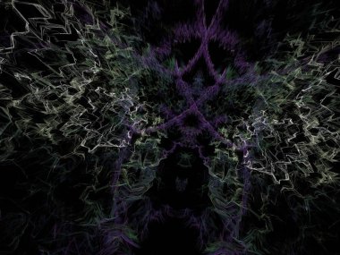 Hayali fraktal arkaplan resmi