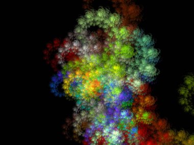 Hayali fraktal arkaplan resmi