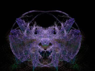 Hayali fraktal arkaplan resmi