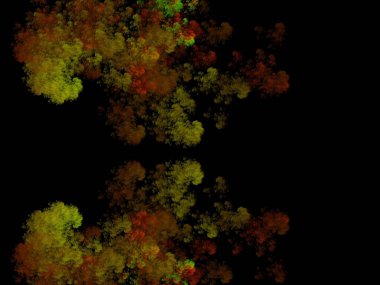 Hayali fraktal arkaplan resmi