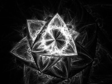 Hayali fraktal arkaplan resmi