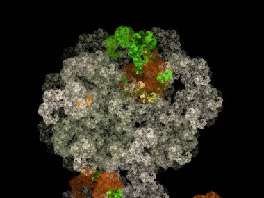 Hayali fraktal arkaplan resmi