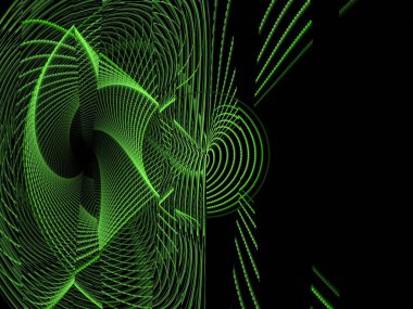 Hayali fraktal arkaplan resmi