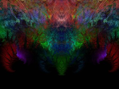 Hayali fraktal arkaplan resmi