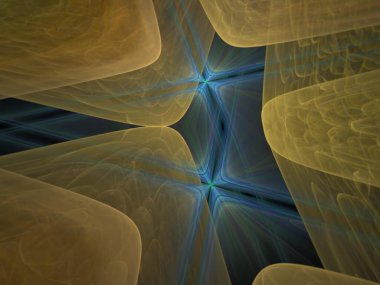 Hayali fraktal arkaplan resmi