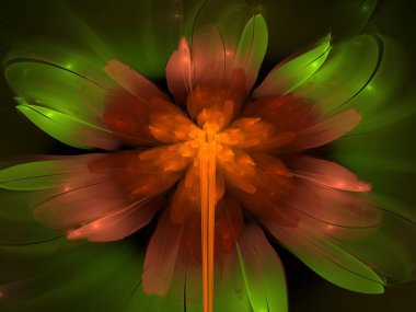 Hayali fraktal arkaplan resmi