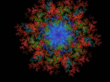 Hayali fraktal arkaplan resmi