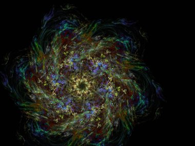 Hayali fraktal arkaplan resmi