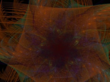 Hayali fraktal arkaplan resmi