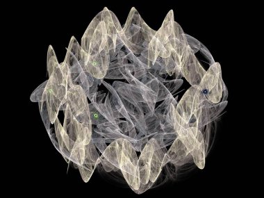 Hayali fraktal arkaplan resmi