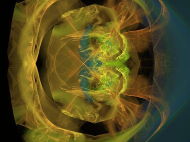 Hayali fraktal arkaplan resmi