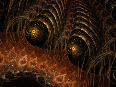 Hayali fraktal arkaplan resmi