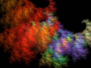 Hayali fraktal arkaplan resmi