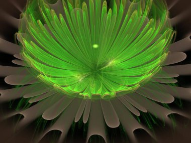 Hayali fraktal arkaplan resmi