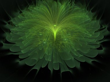 Hayali fraktal arkaplan resmi