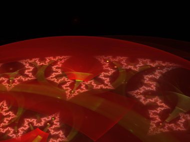 Hayali fraktal arkaplan resmi