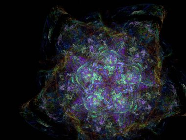 Hayali fraktal arkaplan resmi