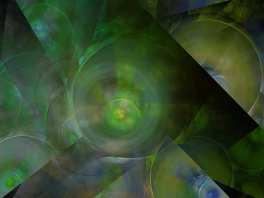 Hayali fraktal arkaplan resmi