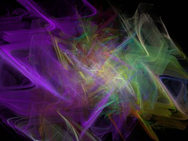 Hayali fraktal arkaplan resmi