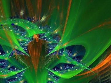 Hayali fraktal arkaplan resmi