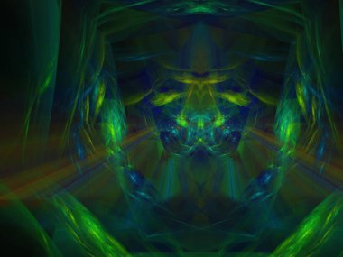 Hayali fraktal arkaplan resmi